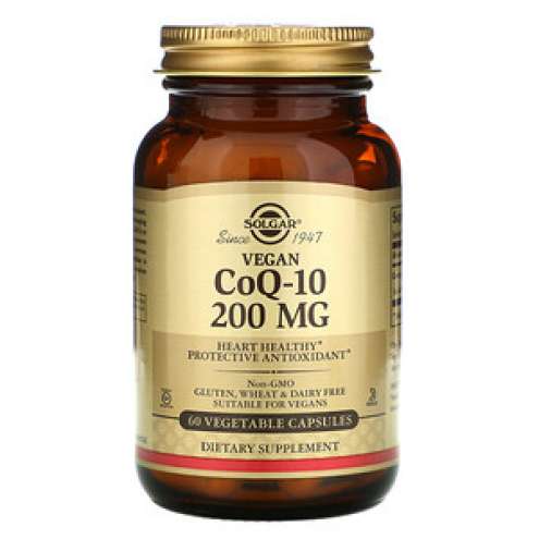 SOLGAR CoQ-10 - Коэнзим Q10 200 мг, 60 капсул